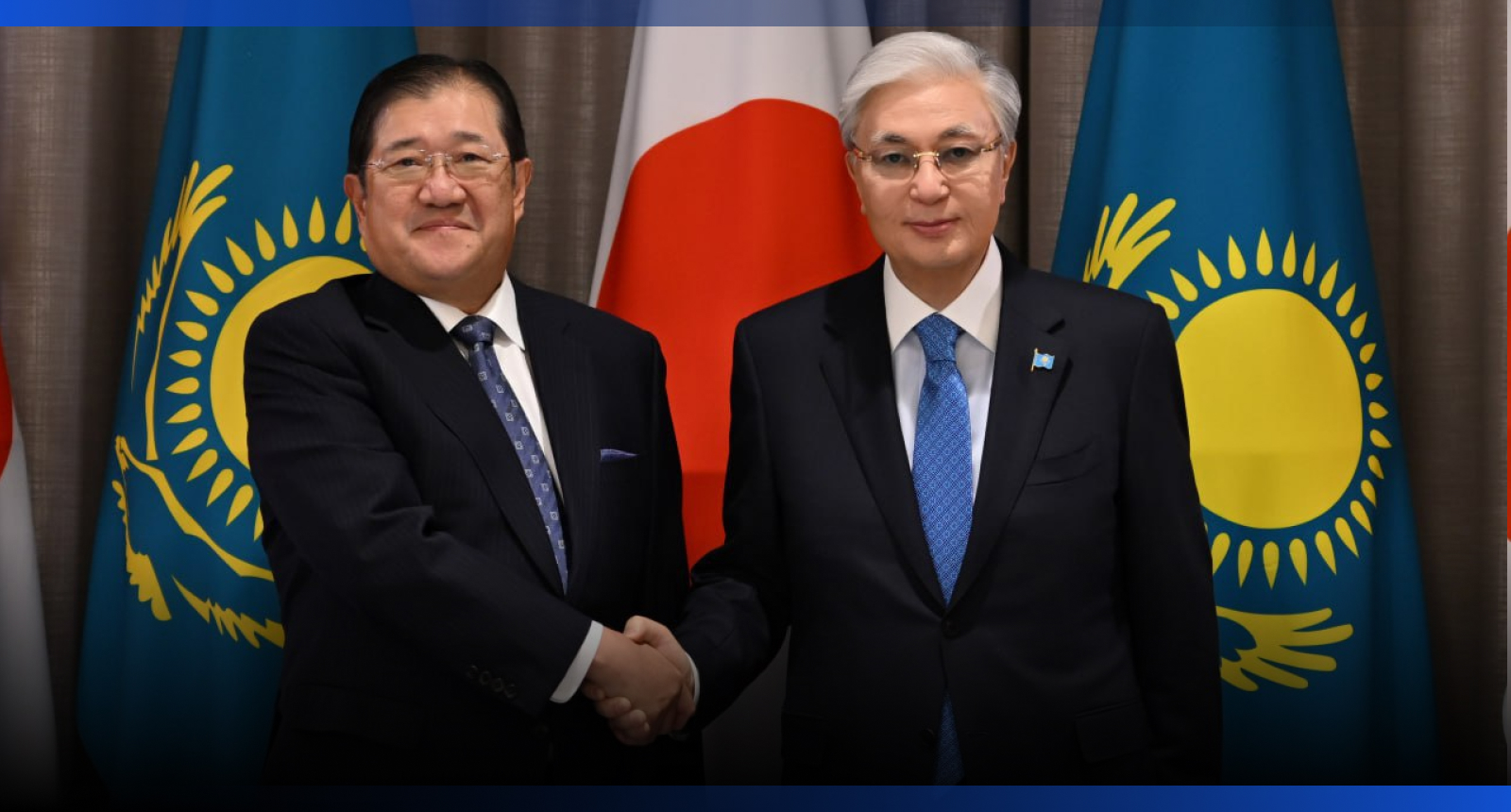 Image for Президент Казахстана провел встречу с  председателем совета директоров компании Mitsui Тацуо Ясунагой